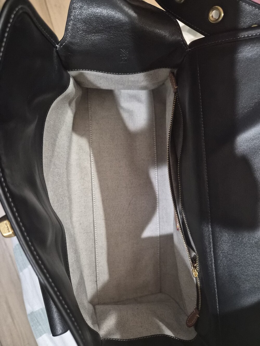 Coach Haversack Black Leather - Picture 6 of 9